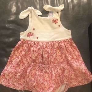 Gymboree floral dress bloomer set